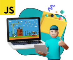 Программирование на JavaScript. Учимся создавать игры! - Школа программирования для детей, компьютерные курсы для школьников, начинающих и подростков - KIBERone г. Лангепас